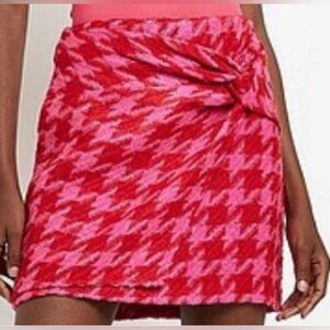 River Island Tweed Mini Skirt Pink
